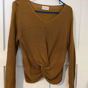 Dreamers Women's Mustard Sweater